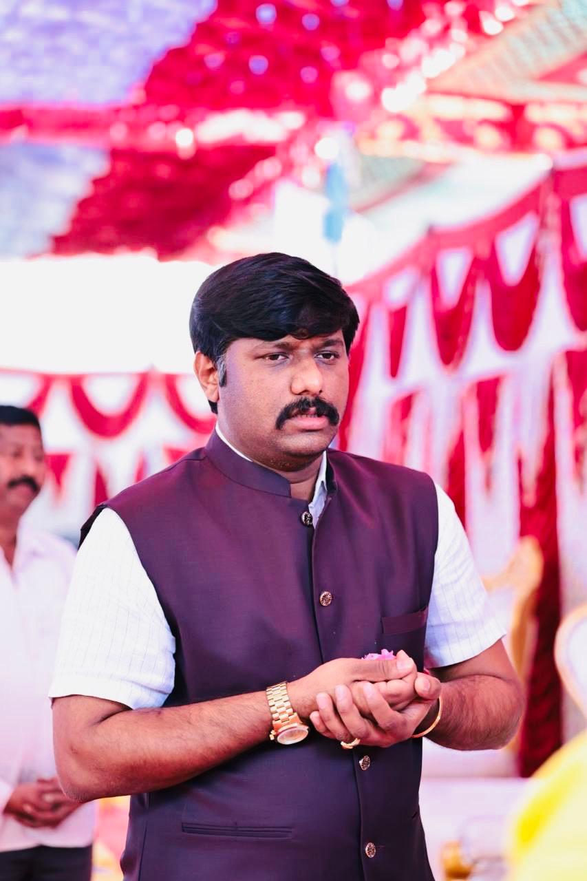 Naveen Krishnegowda at a community event